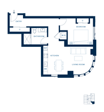 1x1 M 309 floor plan